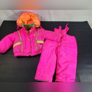 Neon Winter Jacket And Pants